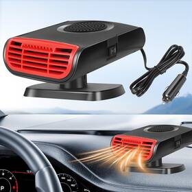 Xyjnyo 717352448649 Car Heater Defroster Portable 12v 150w Fan For Fast Heating Defrost Inch