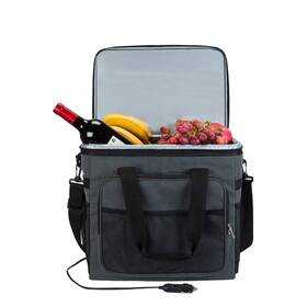 Yapaspt 724779122526 Electric Cooler Bag 25l 12v Dc Car Plug In For Vehicle - Collapsible
