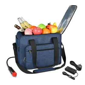 Yapaspt 786485580694 Electric Car Cooler For Vehicles 26 Quart 12v Plug In Folding An