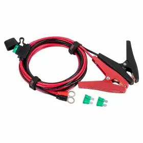C2e-b3 Ycind Battery Alligator Clips Clamp Clip-on To 3/8 Inch Ring Eyelet Terminal Boost Cabl