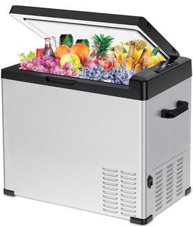 Yemenren 973702704108 12v Car Refrigerator Portable Fridge Freezer Electric Plug In Cooler For