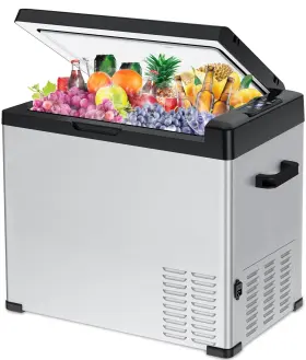 Yemenren 973702704108 12v Car Refrigerator Portable Fridge Freezer Electric Plug In Cooler For