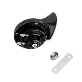 Yourkar Yourkar-2580lc Loud Car Horn 12v Waterproof Snail Electric 303db 1 Pcs Black