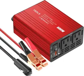 Mt-m600c Ysolx 600w Power Inverter 12v To 110v Dc Ac Car With 65w