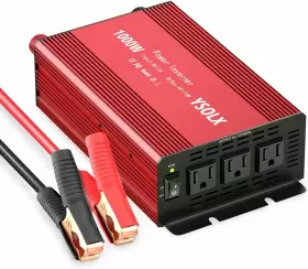 Mt-mx1000 Ysolx 1000w Power Inverter 12v To 110v Dc Ac Converter With 3 Red
