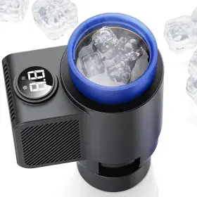 Yuemidamy 445007157174 2-in-1 Smart Car Cooler Cup Holder Portable Heating Cooling Beverage