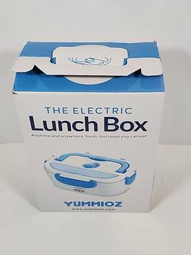 Yummioz Yy-3166 The Electric Lunch Box 110v- 12v Home Office Car Wall Or Adaptor Nib