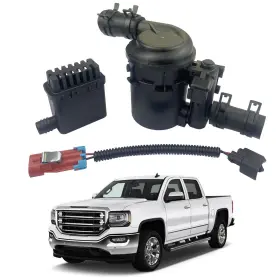 911-099 Yzusgomumu Car Vapor Canister Vent Solenoid Compatible With Chevrolet Black
