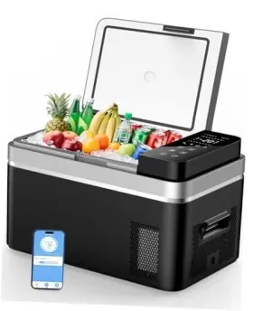 Ol-bcd20-f005a Zhejiang Oulun Electric Co. Ltd 12 Volt Refrigerator 37qt 35l 12v Fridge With App Control Compressor
