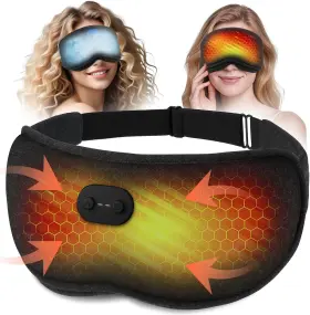 Zhenyemei 313023752772 2 In 1 Heated And Cooling Gel Eye Mask - For Migraine Headaches R