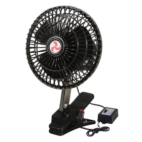 Zonetech 723508901708 Oscillating Car Fan 12v Portable Vehicle Truck Auto Dc Heavy Duty