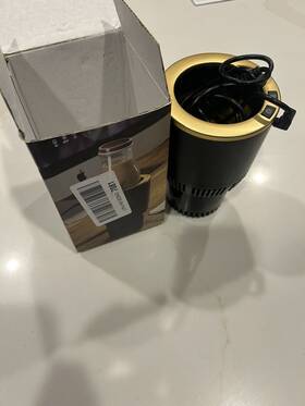 Zuckbergs Cch001004 Premium 2-in-1 Car Cup Cooler Warmer/ Black