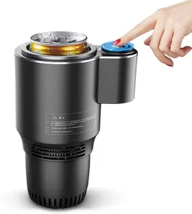 Zyyiniog7vt3paq1 Zyyini Car Cup Cooler Warmer Portable Smart Mug Holder Tumbler Qu