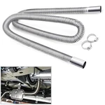 Color Tree 78.7INCH Universal Stainless Steel Exhaust Pipe 2M / 2.5CM, Silver New. Price: $36.20.