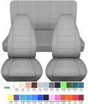 1976-PRESENT Fits Jeep Wrangler Seat Covers Canvas Front & Rear Choose Color New. Price: $154.99.