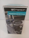 Emerson Stainless Steel Heated Travel Mug Black 12V Power Adapter 14 Fl. Oz Used. Price: $23.90.