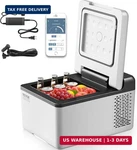 Vevor 12V Car Refrigerator 10 Qt, Portable Mini Freezer With App Control, -4 New. Price: $175.48.