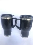 New In Box Sharper Image Heated Trael Mug 2-PACK Never Used. Price: $10.26.