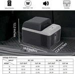 Alpicool C12PT Portable Car Freezer Cooler, Volt Refrigerator, Quart New. Price: $125.00.