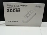 Bygd 200W Car Power Inverter For Vehicles 12V To 110V Ac Plug Adapter New. Price: $25.00.