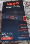 Nebo Rambler Power Station 230.4WH 200W Usb Ac Dc Solar Compatible New. Price: $180.00.