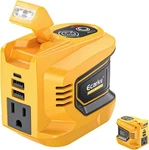 Ecarke 200W Portable Power Inverter Compatible With Dewalt 20V Battery, Dc New. Price: $48.01.