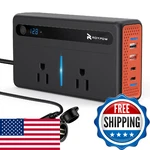 Roypow 300W Car Power Inverter, Dc 12V To 110V Ac With Cigarette New. Price: $59.81.