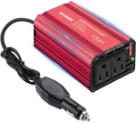400W Power Inverter 12V Dc To 110V Ac, Car Charger Plug Adapter Outlet With New. Price: $41.95.