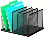 Kuntine.b Desk File Organizer Sections Upright Mesh 1 Pack 5-SECTION, Black New. Price: $34.52.