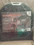 New Hot Headz Geared Up Heated Car Cushion Black One Size 36" X 17" Used. Price: $19.99.