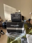 Bougerv 12/24 Volt Dc Refrigerator Model CR42 Open. Price: $150.00.