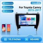 Dasaita 10.2" Radio For Toyota Camry 2015-2017 Android 13 Gps Wifi Carplay New. Price: $429.99.
