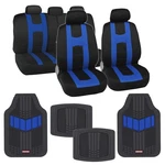 Bdk Autosport Modern Blue Car Seat Covers Full Set With Matching Of Heavy... New. Price: $90.00.