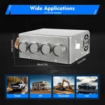 Universal Car Underdash Compact Copper Tube Heater Set W/speed Switch 12V 8A Top New. Price: $57.48.