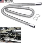 Color Tree 78.7INCH Universal Stainless Steel Exhaust Pipe 2M / 2.5CM, Silver New. Price: $30.21.
