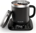 Smart Electric Heated Coffee Mug With Temperature Control, 5 Settings & Display, New. Price: $85.99.