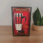 Cvs 15 Oz Insulated Heated Travel / Coffee Mug 12V Red & Silver 7.5" Nib New. Price: $25.65.