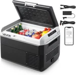 Vevor 12 Volt Car Refrigerator, 26.4QT/25L Fridge, Portable Electric Cooler New. Price: $293.98.