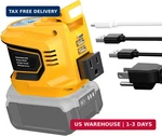 Ecarke 200W Portable Power Inverter Compatible With Dewalt 20V Battery, Dc New. Price: $47.98.