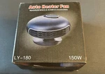 Auto Heater Fan Model LY-180 Great For Camping, Van Life, Rv 12 150 W Open. Price: $9.99.
