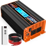 1100 Watt Pure Sine Wave Power Inverter 12V Dc To 110V 120V Converter For Family. Price: $171.28.