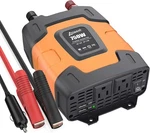 Ampeak Power Inverter 4.8A Dual Usb Ports 2 Ac Outlets Car 750W, Orange New. Price: $89.99.