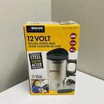 Wagan Tech 6100 12-VOLT Deluxe Double-wall Stainless Steel Heated Travel Mug New. Price: $34.99.