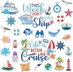 27PCS Cruise Door Decorations Magnetic, Large Nautical Ship Magnets Reusable Fun New. Price: $12.95.