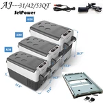 Setpower 31/42/53QT Truck Refrigerator 12V Portable Fridge Freezer With Slide New. Price: $169.00.