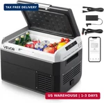 Vevor 12 Volt Car Refrigerator, 26.4QT/25L Fridge, Portable Electric Freezer New. Price: $298.52.