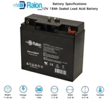 12V 18AH Battery For Quick Cable Rescue 950 Portable Power Pack 604051 - 1PK New. Price: $49.99.