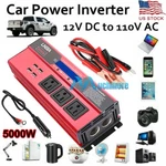 Car Inverter Converter Adapter 12V To 110V Plug Power Outlet Cigarette Lighter New. Price: $36.99.