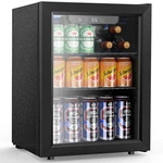 Electactic 68 Cans Beverage Refrigerator Cooler, 1.7 Cu.ft Mini Fridge Glass ... New. Price: $194.39.