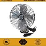 12-VOLT Metal Fan Heavy-duty Truck Car Camper Boat 2-SPEED Mountable Chrome New. Price: $29.99.